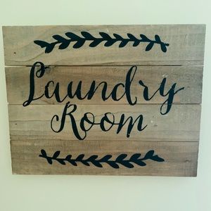 BRAND NEW laundry room sign